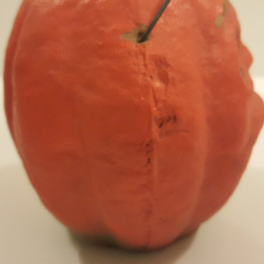 Halloween Vintage Jack O Lantern Paper Mache Pulp Container Small *AS IS* - Picture 5 of 16